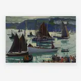Morning, Douarnenez by Jonas Lie, 1929, oil on canvas, sold Oct 2019
