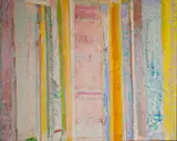 Untitled (Apollo Series) by Robert Natkin, 1962, acrylic on canvas, sold Nov 2019