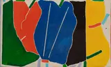 Rope Dancer 33 by Jack Roth, 1980, acrylic on canvas, sold Nov 2019