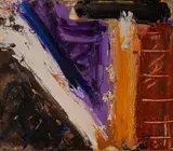 Untitled (I) by Edvins Strautmanis, acrylic on canvas (unstretched), sold Nov 2019