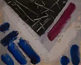 Untitled (III) by Edvins Strautmanis, acrylic on canvas, sold Nov 2019
