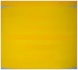 Yellow on Yellow by Michael Loew, 1967, acrylic on canvas, sold Nov 2019