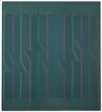 Blue Gothica by Michael Loew, 1964, oil on canvas, sold Nov 2019