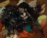 XI by Tadeusz Kantor, oil on canvas, sold Nov 2019