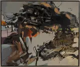 IV by Tadeusz Kantor, 1958, oil on canvas, sold Nov 2019