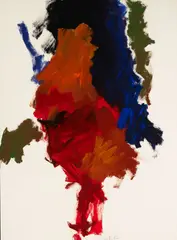 Untitled (VI) by Jack Roth, 1982, acrylic on paper, sold Nov 2019