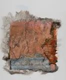 House of the Centaur by Robert Moskowitz, 1981, oil on canvas board, sold Nov 2019