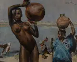 Untilted (Nude VIII) by Pál Fried, oil on canvas, sold Oct 2019