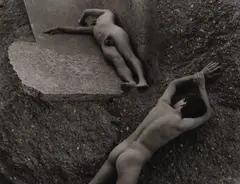 Atlantic Wall 5, Paul/Jo by Jo Brunenberg, 1983, gelatin silver print, sold Oct 2019