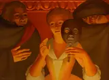 Un Ballo in Maschera, from the portfolio The Metropolitan Opera Fine Art Collection II by George Tooker, 1983, lithograph in colors, sold Dec 2019