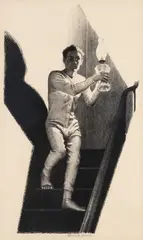 Midnight Alarm by Grant Wood, 1939, lithograph, sold Dec 2019