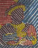 After Holbein by Jasper Johns, 1993, lithograph in colors on heavy wove paper, sold Dec 2019