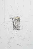 Golden Cut Rectangle Calyx Krater by James Rosenquist, 1977, etching with gold leaf, sold Dec 2019