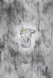 Gold Trash Can by James Rosenquist, 1977, etching with gold leaf, sold Dec 2019