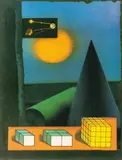 How to Make a Rainbow by Joseph Cornell, 1975, screen print with stencil and varnish, sold Dec 2019