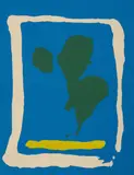 Air Frame from the Portfolio New York Ten by Helen Frankenthaler, 1965, screenprint in colors, on Arches double-weight watercolor paper, sold Dec 2019