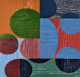 Sequence by Charles Arnoldi, 2002, woodcut, sold Dec 2019