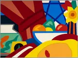 Still Life with Blonde by Tom Wesselmann, 1999, screenprint in colors on museum board, sold Dec 2019