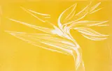 Bird of Paradise by Lowell Nesbitt, 1980, serigraph in colors, sold Dec 2019