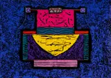 Jukebox V State II by Enrico Embroli, etching on black paper, sold Dec 2019