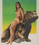Browned Bear by Mel Ramos, 1972, lithograph on paper, sold Dec 2019