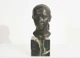 Bust of a young woman by Charles Despiau, bronze on marble plinth, sold Feb 2020