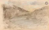 Étude de paysage au grand ciel by Eugène Boudin, Pastel et crayon noir, sold Mar 2026