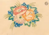 Composition florale by Raoul Dufy, Gouache sur papier calque, sold Mar 2026