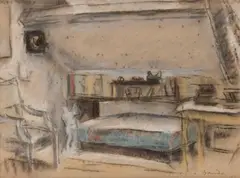 Pierrefitte-sur-Seine, séjour de l’artiste by Toshio Bando, Pastel, sold Mar 2026