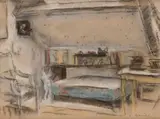 Pierrefitte-sur-Seine, séjour de l’artiste by Toshio Bando, Pastel, sold Mar 2026