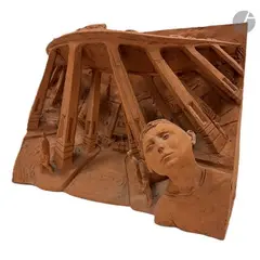 Sans titre by Paul Day, 1997, Terre cuite originale, sold Mar 2026