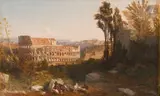 Rome, vue du Colisée depuis la villa Farnèse by Karl Lindemann-Frommel, Toile d’origine, sold Mar 2026