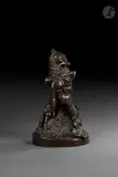 L’Ours blessé by Emmanuel Frémiet, Bronze à patine brun-vert Epreuve signée et cachet « Susse Paris Cire perdue » sur la terr, sold Mar 2026