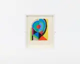 Composition géométrique by Sonia Delaunay, Gouache sur papier, sold Jun 2023