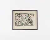 Buvard by Pierre Alechinsky, 1964, Lithographie en couleurs sur Rives, sold Jun 2023