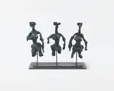 Trois grâces moyennes by Louis Cane, 1983, Épreuve en bronze à patine bleu foncée, sold Jun 2023