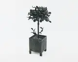 Oranger dans une jardinière by Louis Cane, Épreuve en bronze à patine verte, sold Jun 2023