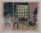 Les Boulevards by Pierre Bonnard, Lithographie en couleurs sur chine, sold Jun 2022