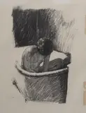 Le Bain by Pierre Bonnard, Lithographie sur chine avec la signature dans la planche en bas à gauche , maintenue par d, sold Jun 2022