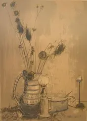 Nature morte au pichet by Jean Jansem, Lithographie signée en bas à droite et numérotée, sold May 2026