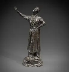 Jeune indochinoise by Théodore Rivière, Épreuve en bronze à patine brune, sold Apr 2026