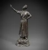 Jeune indochinoise by Théodore Rivière, Épreuve en bronze à patine brune, sold Apr 2026