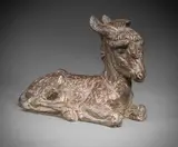 Ânon couché by Jeanne Piffard, Épreuve en bronze à patine brune, sold Apr 2026