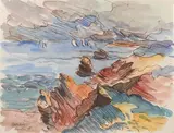 Penesten by Franck Sordot, Aquarelle, sold Oct 2025