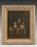 Intérieur de taverne by Jan Baptist Lambrechts, Toile, sold Jun 2025