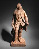 Joseph-François, marquis Dupleix (1697-1763) by Théodore-Charles Gruyère, Plâtre patiné, sold Apr 2025