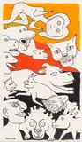 Sans titre - Bestiaire by Alfred Pellan, Aquarelle et encre, sold May 2026