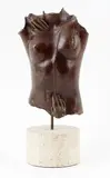 Kea by Igor Mitoraj, 1979, Bronze à patine brune sur socle de marbre Édition Artcurial, sold Mar 2026