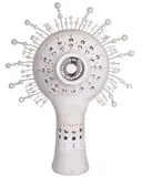 SOLEIL » Lampe en céramique de Georges Pelletier de la série "Soleil by Georges Pelletier, Terre cuite émaillée de couleur blanche, rayons métalliques agrémentés de petites sphères, sold Mar 2026