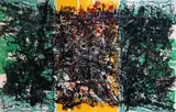 Triptyque orange by Jean Paul Riopelle, 1967, Lithographie en couleurs, sold Mar 2026